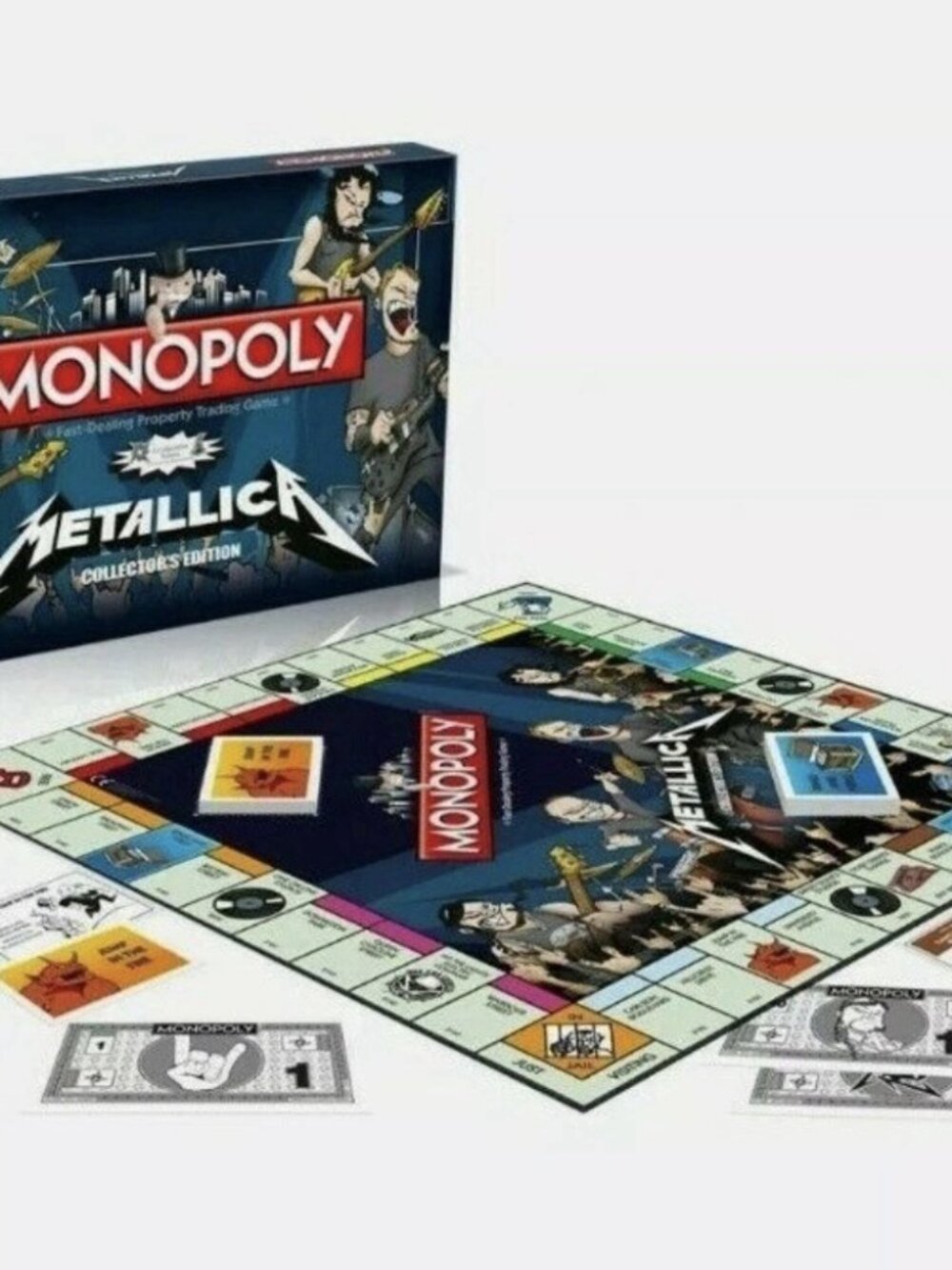 Metallica Monopoly New Factory Sealed Orig 2011 Collectors Edition Board Game - Picture 3 of 4